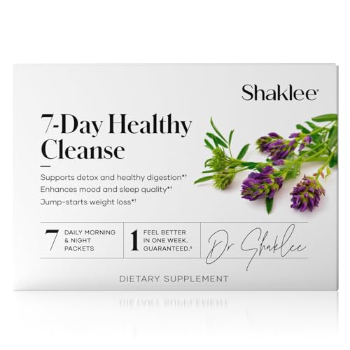 Shaklee 7Day Healthy Cleanse Complete System Reset and Energy Boost With Probiotics Liver Support and Herbal Cleanse StepbyStep Guide 7 Daily Morning Night Packets